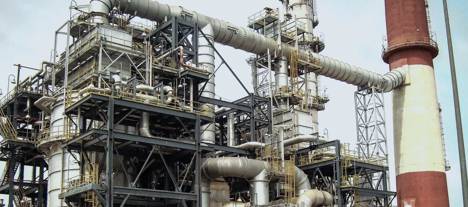 Fired heater and ducting on a process plant built to Urja-Disha designs