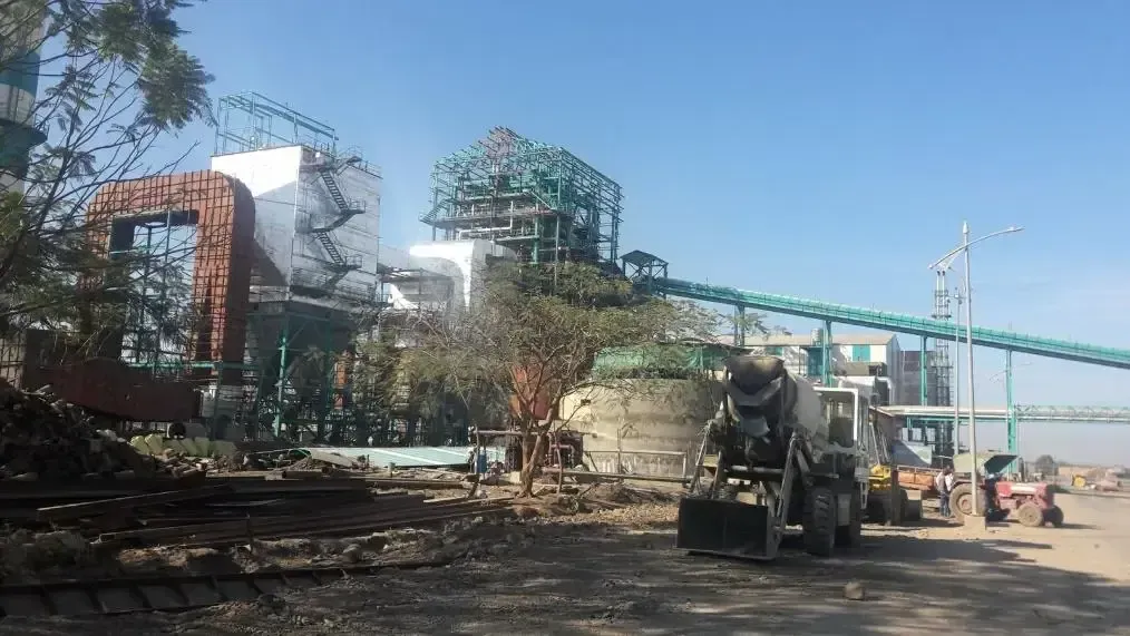 160 TPH bagasse-fired boiler with two-pass furnace at Jarandeshwar Sugar Mills